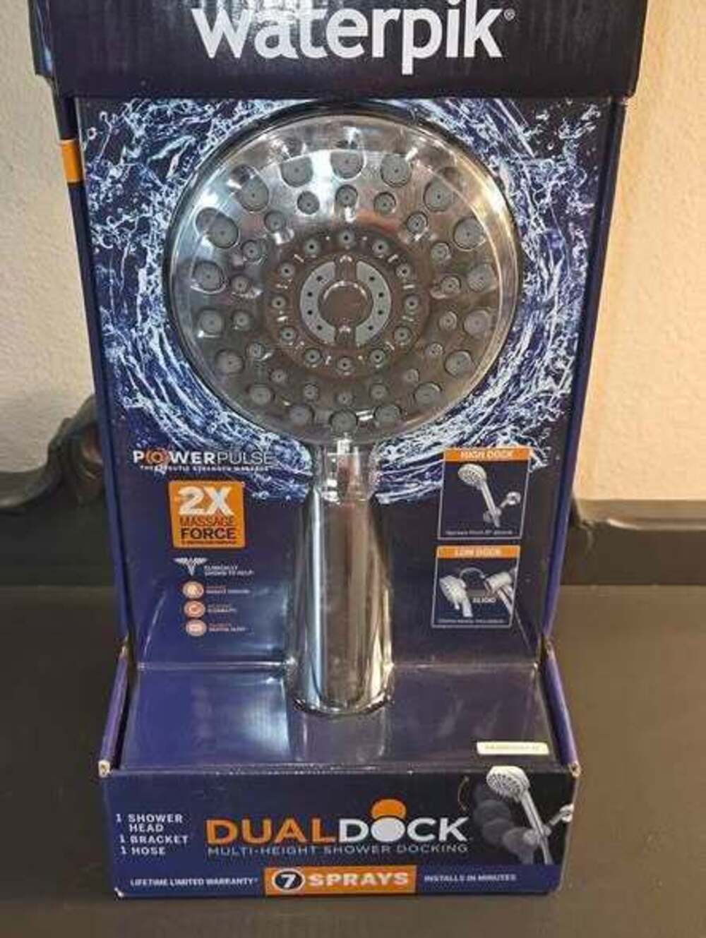 Waterpik PowerPulse DualDock Shower Head
